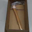 14 inch Japanese Hand Tiller/Rake for Garden, 3-tines Cultivator, Without Welding, Oak Handle, for Digging, Soil Preparation, Chopping Through Roots and Hard Soil and Other Gardening tasks