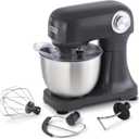 DASH Tilt-Head 3.5qt Stand Mixer 12 Speeds with Paddle, Dough Hook, and Whisk Attaachments- Forged Iron