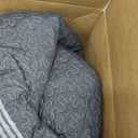 Andency King Size Quilt Set Black and White, 3 Pieces Grey Ultra Soft Lightweight Bedspreads & Coverlets Set, Patchwork Striped Quilted Bedding Sets for All Seasons (1 Quilt, 2 Pillow Shams)