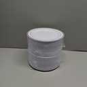 WELLIFE 144Pcs Gold Dessert Plates, 7.5 Inch Plastic Appetizer plates, Heavy Duty plastic Party Plates, White and Gold Plastic plate for Party and Wedding