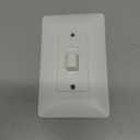 Taymac 5070W Masque 2000 1-Gang Decorator Style Wallplate, Paintable Cover-Up Wall Plate Frame for Toggle Switch, White (1-Pack)