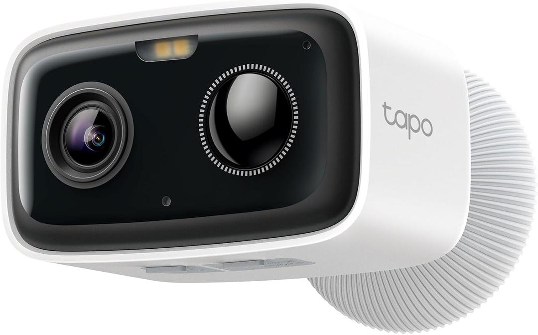 Tapo 1080p Outdoor Wireless Security Camera - Up to 180-Day Battery, Person Detection, Color Night Vision, Subscription-Free Local Storage or Optional Cloud, Works with Alexa & Google Assistant, C400 (White)