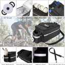 RAYMACE Bike Rear Rack Bag with Tail Light, Bike Truck Cooler Bag for Warm or Cold Items