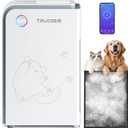 Trucozie Large Pet Air Purifier for Home up to 3000 Ft², Absorbs Floating Cat and Dog Hair, Smart WiFi, 3-in-1 Filter with Anion, Activated Carbon & HEPA for Pet Allergies, Smoke, Dust, White