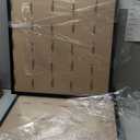 6 Sets 20x20 Picture Frame, Frames for 20 x 20 Canvas Collage Photo Poster Certificate Wall Gallery, High Transparent Horizontal Vertical Black Square 20 by 20 Inches