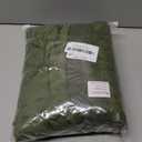 Bed Skirt Queen Size Ruffled Bed Skirt with Split Corners, 18 Inch Drop Dust Ruffle Bed Skirts with Platform, Boho Tufted Shabby Chic Queen Size Bed Skirts, Olive Green