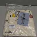 ISAENNE Designer Off White Linen Long Tablecloth Rectangular, Floral Elegant Table Cloth, Stain Resistant Vintage Decor Tablecloths for Dining Thanksgiving Kitchen Christmas,63"*94"-Serenity G