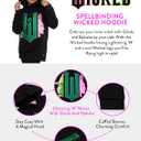 wicked Hoodie | Girls Hoodies | Girls Sweatshirt | Sizes 7 To 14 (Black)