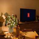 17.7" Daisy Heart Table Tree Decorative with Red Heart Floral Berry, 20 LED Light UP Small St Patricks Day Trees for St Patricks Day Party Home Table Centerpiece Spring Decor (1 Pcs)