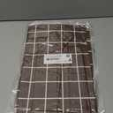 Rectangle Vinyl Table Cloth 24x48, Waterproof Elastic Fitted Tablecloth with Flannel Backing, Plastic Table Cover for Picnic, Camping, Outdoor, Coffee