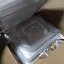 Modern Ceiling Light, 36.2'' LED Dimmable Acrylic Square 6+1 Rings Ceiling Lights with Remote, White Flush Mount Ceiling Light Fixture for Low Ceiling Bedroom Living Room Dining Room, 130W