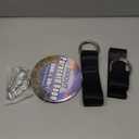 DDOUT Paracord Rope, Paracord Kit with Keychain Carabiner Clips and Cord Locks, 50FT Nylon Rope and Accessories for Making Keychain Lanyard, Craft Projects DIY, Camping, Hiking and Outdoor