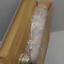 MIZGI Slim Gold Glitter Pants & Skirt Hangers (20 Pack)  Adjustable Gold Clips & Hooks, Transparent Non-Felt, Space-Saving for Dresses, Shirts, Blouses