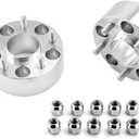 2Pcs 2 Inch Wheel Spacer Adapter Compatible with Polaris RZR Pro Turbo R 4 2022-2025 5x114 Bolt Pattern M12x1.5 Thread Pitch