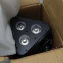 3X6W Battery Powered Stage Lights, RGBW 4 in 1 Rechargeable LED Par Lights Uplighting, Remote DMX Sound Activated Cordless Uplights for Events, Party, Wedding, Concert, Dance, Church 1Pack