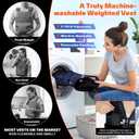 Sportneer Adjustable Weighted Vest Weights: 2lb-30 lbs Washable Weight Vest for Walking 16 In 1 Fast Adjust Rucking Vest for Women and Men Home Gym Running Jogging Strength Training Vests