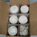 Simply Soson Ivory Pillar Candles - Set of 5, 2.5x4 Inch, Emergency & Tall, Unscented Wax Candles