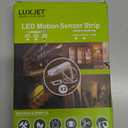 2 Pack Rechargeable LED Strip Lights with Motion Sensor - LUXJET 2M Cool White LED Closet Light Motion Activated, Under Cabinet Strip Light