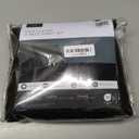 Comfort Spaces 100% Cotton Sheets Full, Breathable & Ultra Soft Cotton Sheets, Naturally Cool Cotton Bed Sheets with 14" Elastic Pocket Fits up to 16" Mattress, All Season Sheet Set, Black 4 Piece