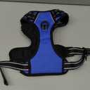 PHOEPET No Pull Dog Harnesses for Small Puppies Reflective Adjustable Front Clip Vest with 2 Metal Leash Attachment Hooks Soft Handle [Over The Head Design](M, Royal Blue)