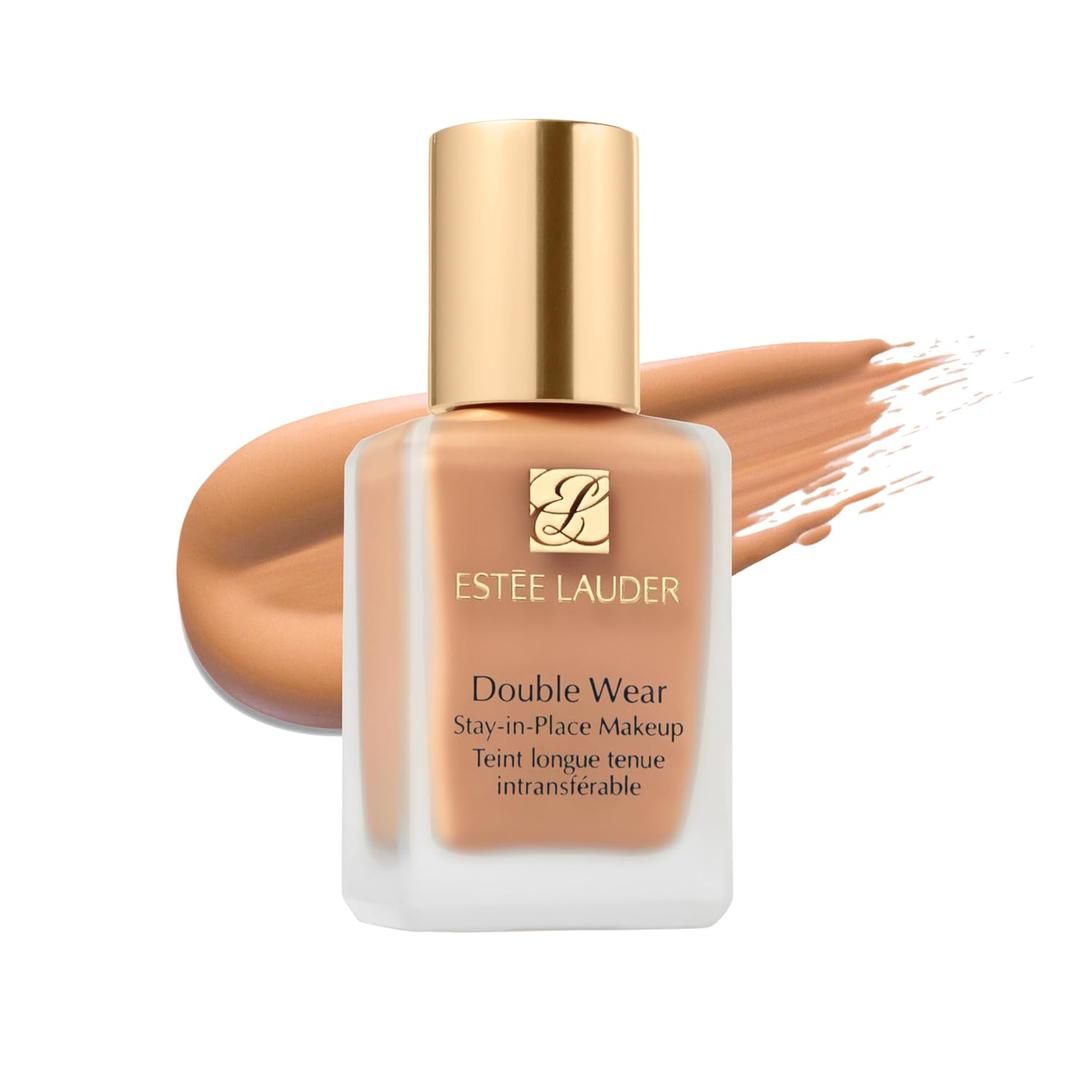Este Lauder Double Wear Stay-in-Place Foundation Makeup | Long-Wear Matte Foundation, 1 Fl Oz (2C1 Pure Beige - Light-medium with cool pink-peach undertones)