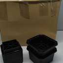 3 Inch Black Nursery Pot Flower Pots Square Plastic Plant Pot Plastic Starter Pots with Saucer Basket Indoor Outdoor for Your Room,Garden Office and Balcony Decor
Amazon's Choice