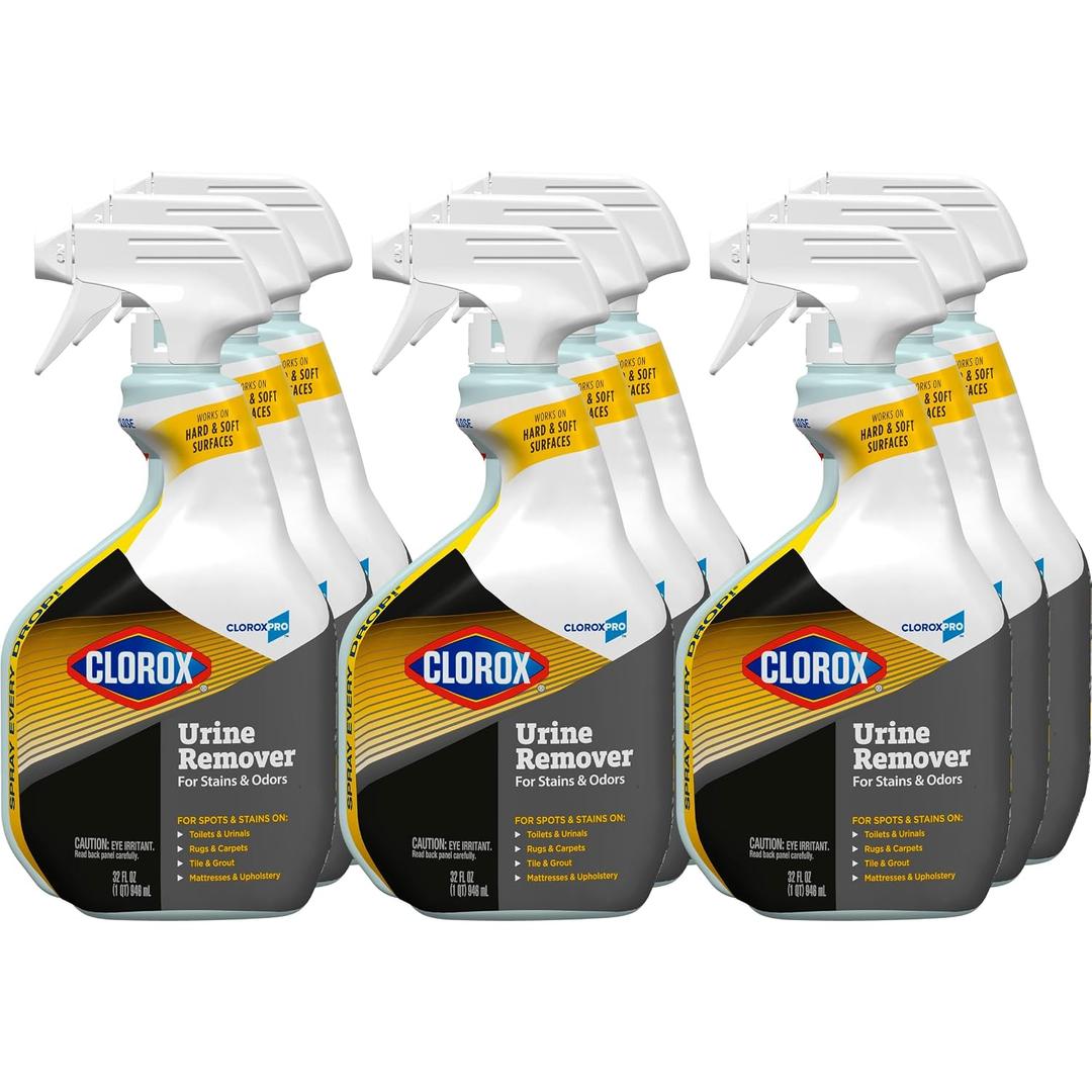 CloroxPro Urine Remover for Stains and Odors Spray, 32 Ounces