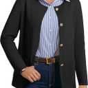 GRACE KARIN Sweater Blazers for Women 2025 Casual Button up Cardigan Sweater Open Front Knit Blazer Jacket with Pockets