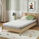 Novilla Twin XL Mattress 6 Inch, Gel Memory Foam Mattress Twin XL in a Box for Pressure Relief & Body Support & Cooling Sensation, CertiPUR-US Certified Safe Foams