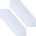 5.5 x 8.5 Clear Plastic Envelopes Cutting Dies Stencil Crafts Paper File Index Cards Holder 40 Pack Hook Loop Closure