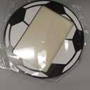 Soccer Picture Frame Wooden Photo Soccer Frame Sport Picture Tabletop Gifts for Athlete Coach Team Sports Party, Display 4'' x 6'' Photos