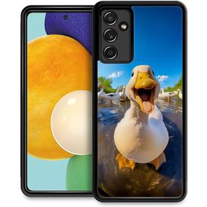 for Samsung Galaxy A13 5G Case, Shockproof Protective for Man Women Non-Slip for Samsung Galaxy A13 5G Cute Funny Duck Crazy Pattern
