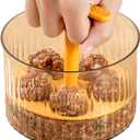 Rice Ball Maker - Shake Meatball Molds, Beef Ball Molds, Food Processing Tool (Orange Color)