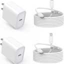 USB C Charger for iPhone 16/15 Charger Fast Charging,Type C Charge Apple Fast USB C Wall Chargers Block Adapter 6FT Long USBC Charging Cable Cord for iPhone 16 Pro Max/iPhone 15 Plus/iPad Pro/Air/Mini