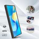 Prechen 12.3 Inch Touchscreen Secondary Monitor, IPS Stretched Bar LCD Travel Touch Display 1920 * 720 HDMI USBC, Portable Touch Screen for Laptop Computer Windows Aida64 GPU CPU RAM Monitoring