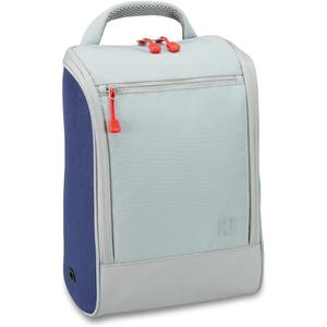 FootJoy Deluxe Shoe Bag (9.5x13x5, Grey/Navy)