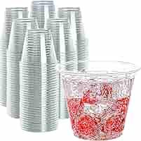 Rtteri 300 Pack 9 Oz Clear Plastic Dessert Cups with Lids and Spoons Disposable Appetizer Cups Bulk Plastic Parfait Cups for Tasting Party, Baby Shower Party, Wedding, Birthday Party Favor