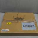 Adjustable Height Aluminum RV Step, Stable Foldable Platform Step Stool, Supports Up to 1,000 lb, Non-Slip Rubber Feet and Platform Mat, Easy to Carry (Black)