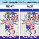 Seasonal Garden Flags Set of 10 12x18 inch Double Sided Yard Flags, Outside Small Garden Flag with Anti-Wind Clip and Stopper, Outdoor Holiday Lawn Decorative Decor