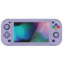 eXtremeRate PlayVital Light Violet Protective Grip Case for Nintendo Switch Lite, Hard Cover Protector for Nintendo Switch Lite - Screen Protector & Thumb Grips & Buttons Caps Stickers Included