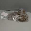 karlery Men and Women Long Curly Brown Gradient White Wig 70s 80s Rocker Mullet Party Funny Wig Costume Wig