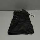 Avanova Women Faux Leather High Waist Summer Shorts Lace Up Sexy Shorts (Large, Black)