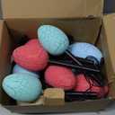 12 Packs Jumbo Solar Giant Easter Egg Lights, large Eggs Pathway Lights for Garden-8-Auto- Modes Waterproof LED Outdoor Decor with Stakes, Auto On, IP65 Weatherproof, Party Lawn Decorations for Easter