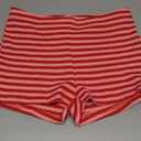 Trendy Queen Pajama Shorts Women Micro Low Rise Striped Boxers Trendy Spandex Bottoms 2025 Comfy Summer Lounge Sleepwear, S, Redpink