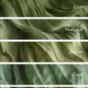 Ling's Moment Green Cheesecloth Table Runner, 120 Inch 10FT Moss Green Boho Gauze Rustic Sheer Cheese Cloth Table Runners for Party Wedding Birthday Outdoor Bridal Shower Decor