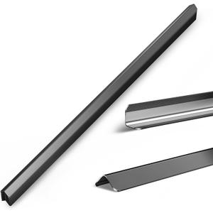 0.5x0.5x48 Inches 304 Stainless Steel Wall Corner Guards (10-Pack) Heavy Duty Rounded Corner Protector, Smooth Folded Edge Design for Wall Protection No adhesivey