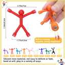 30Pcs Magnetic Travel Toys, Magnets Men for Kids, Cute Magnetic People Airplane Car Toddler Travel Essential, Fridge Magnets Sensory Fidget Toys for Adults Kids