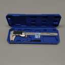 Digital Caliper Measuring Tool, Stainless Steel Vernier Caliper Digital Micrometer with Large LCD Screen, Easy Switch from Inch Metric Fraction, 6 Inch Caliper Tool for DIY/Household