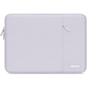 MOSISO Laptop Case 13.3 inch, 13-13.3 inch Laptop Sleeve Compatible with MacBook Air/Pro 13/Pro 14 M5 M4 M3 M2 M1, HP Dell ASUS Lenovo,Polyester Vertical Computer Sleeve Bag with Pocket, Dusty Lilac