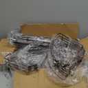 Consumest Corner Shower Caddy Tension Pole - Rustproof Shower Shelves with Towel Bar & Soap Holder, Adjustable Bath Organizer for Bathroom Storage, 27.6-108.3 inch, Black